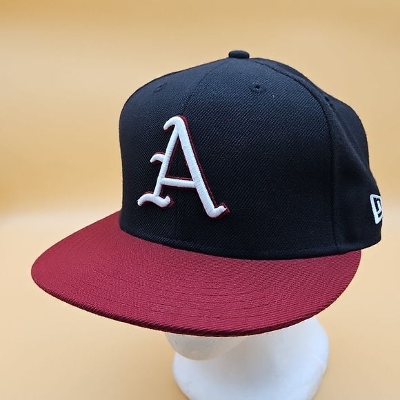 New Era Other - Arkansas Razorbacks Hat Cap New Era Fitted Size 7 1/4 Throwback A Logo NCAA SEC